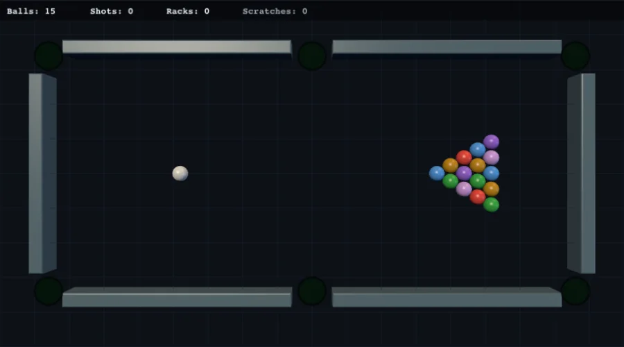Billiards — gameplay screenshot