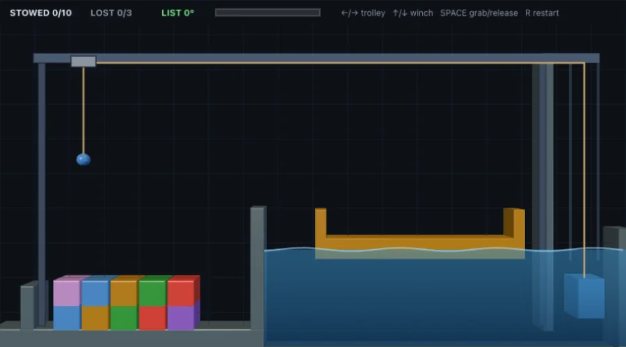Cargo Crane Captain — gameplay screenshot