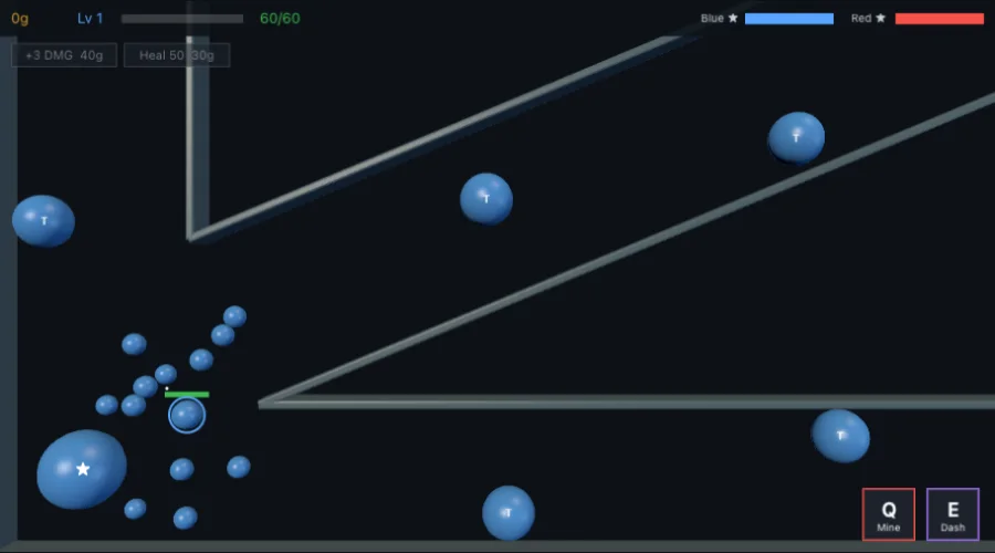 MOBA-lite — gameplay screenshot