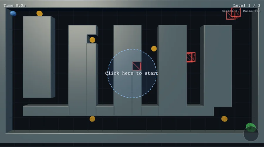 Tilt-Run Marble Maze — gameplay screenshot