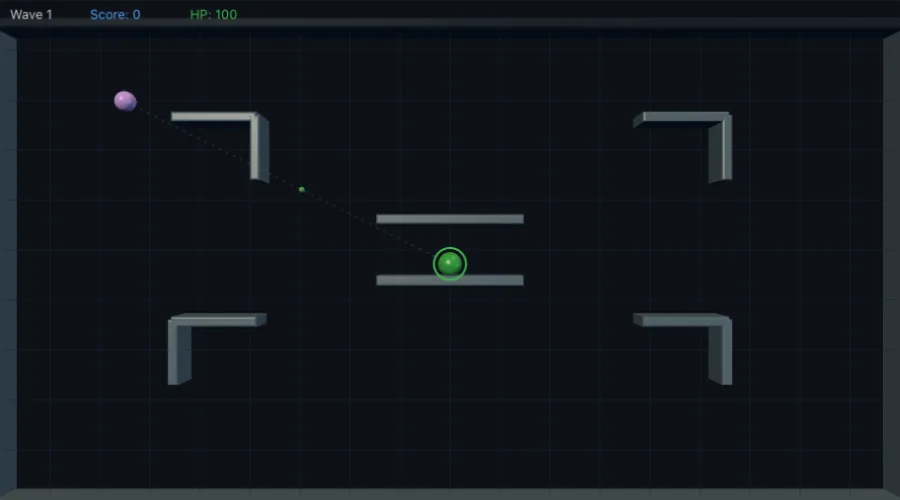 Top-down Shooter — gameplay screenshot